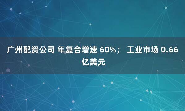 广州配资公司 年复合增速 60%； 工业市场 0.66 亿美元